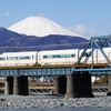 真っ白富士山＆白いＶＳＥロマンスカー