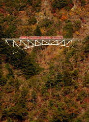 大井川鉄道井川線　関の沢橋梁！