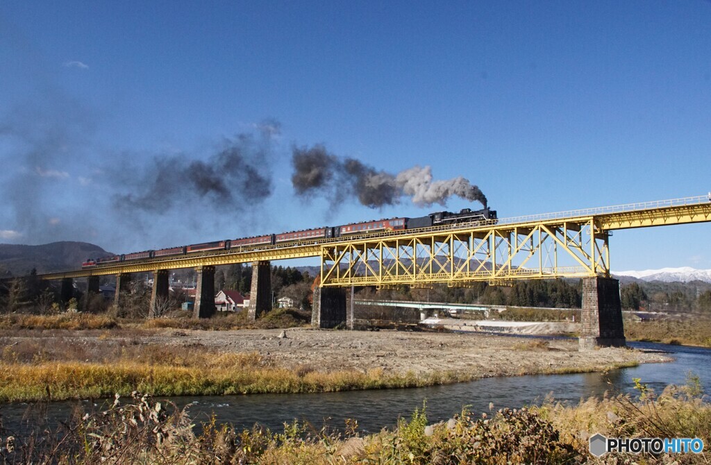 ブルースカイにばんえつ物語号！