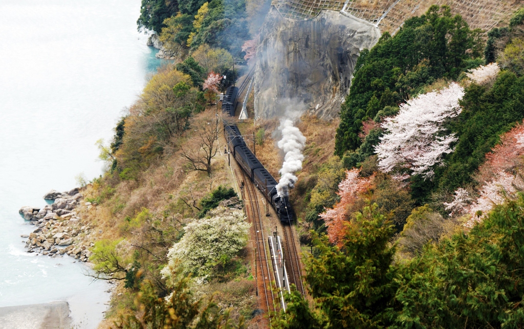 大井川鉄道　神尾俯瞰！