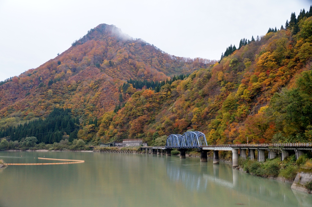 只見線第８橋梁の現況