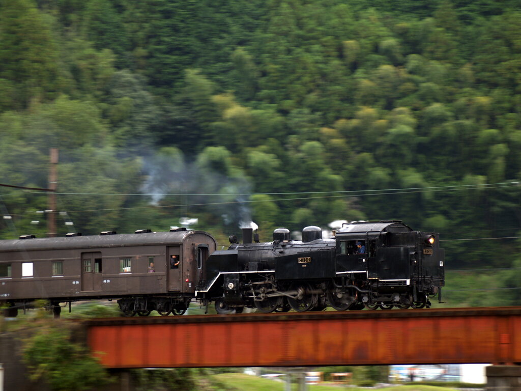 大井川鉄道　SL「かわね路」号　逆向き運転の想い出！①