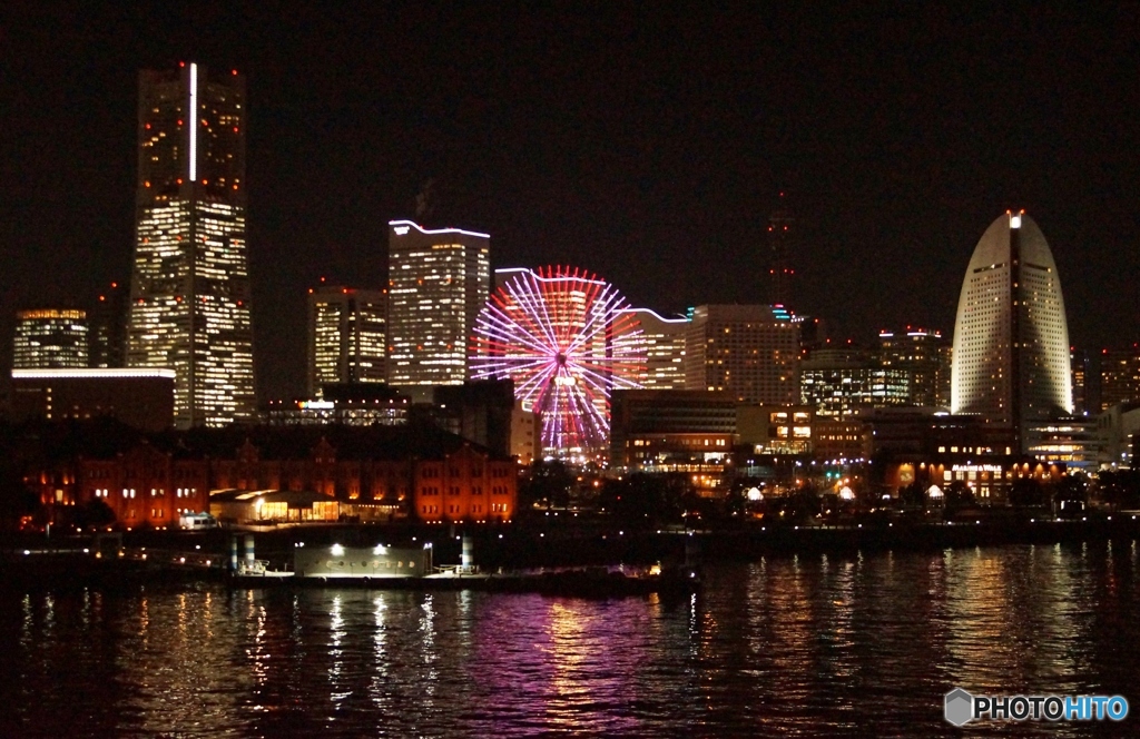 横浜　みなとみらい夜景！
