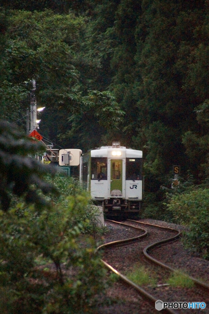 会津水沼駅出発！