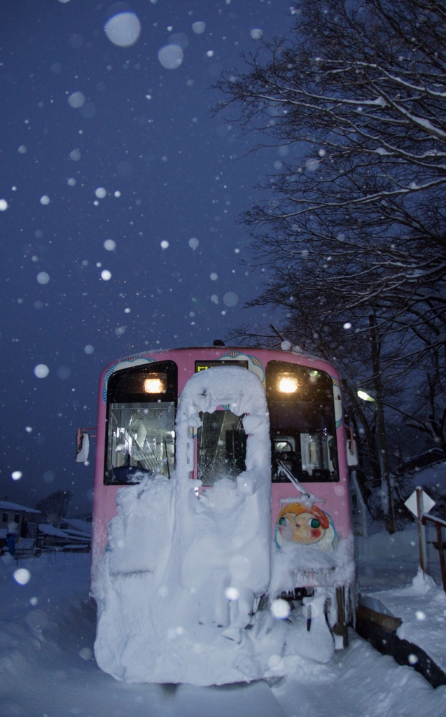 会津鉄道　時間待ちの一時‼