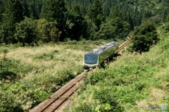 魚沼側只見線に観光列車「さとの号」が走る①～②の②（終）