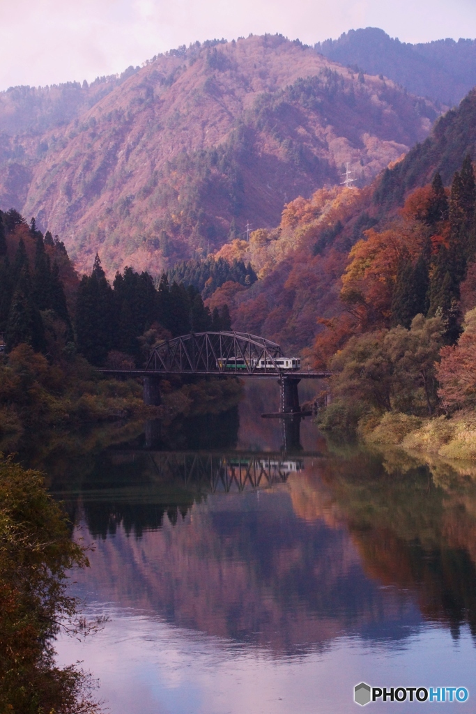 第４橋梁　紅葉＆水鏡！