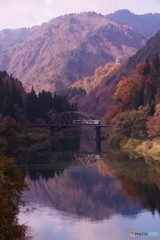 第４橋梁　紅葉＆水鏡！