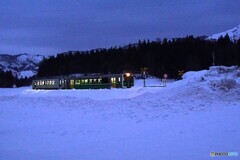 冬期通行止めの踏切！