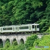 めがね橋を渡る列車！