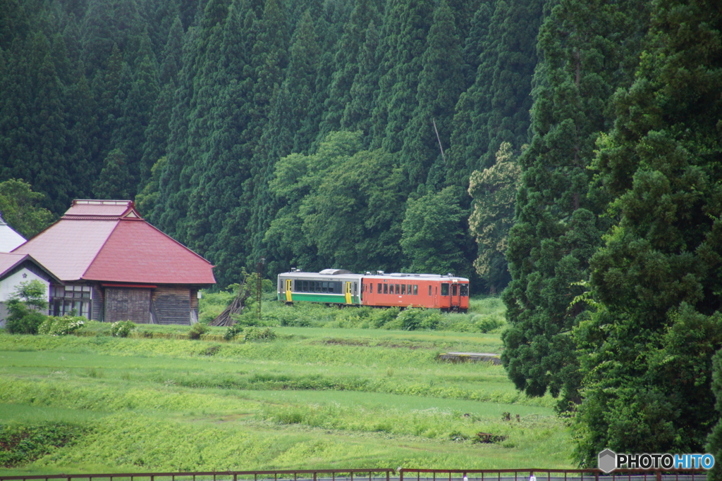 奥会津の農村風景！