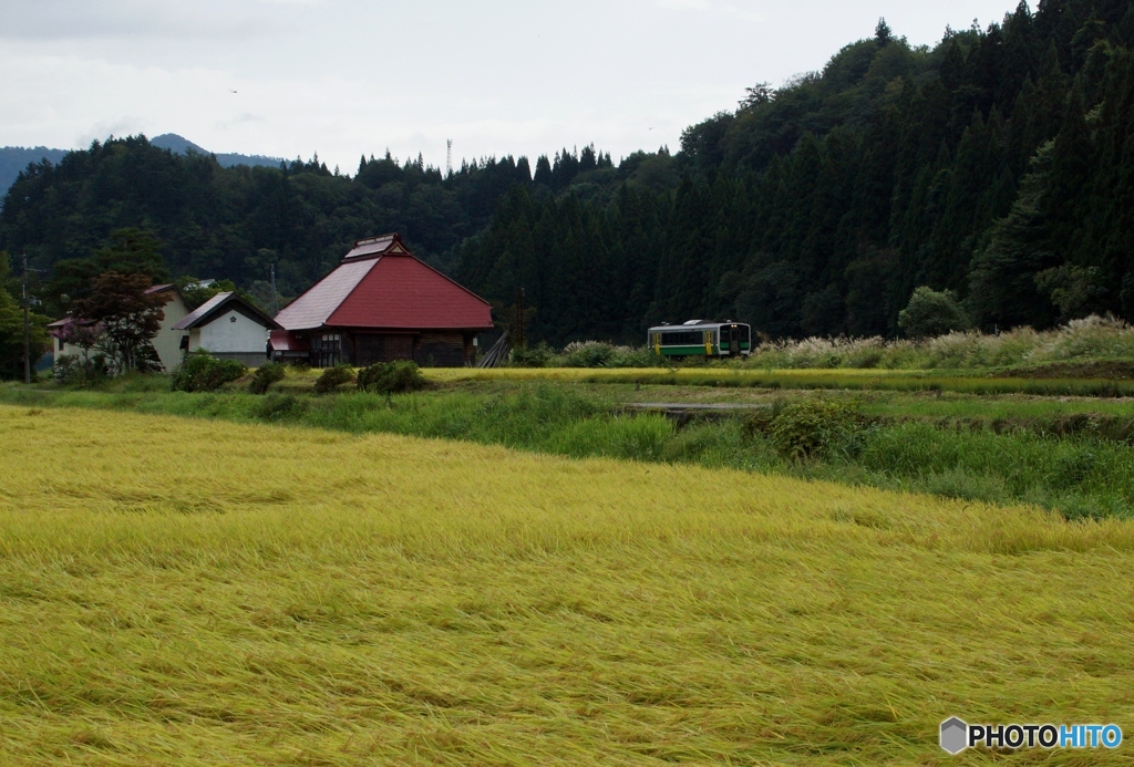 奥会津　田園風景！