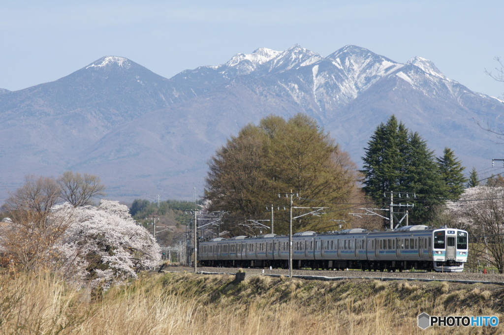 八ヶ岳と211系！