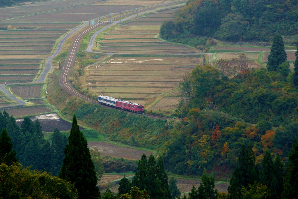 入広瀬俯瞰（秋）