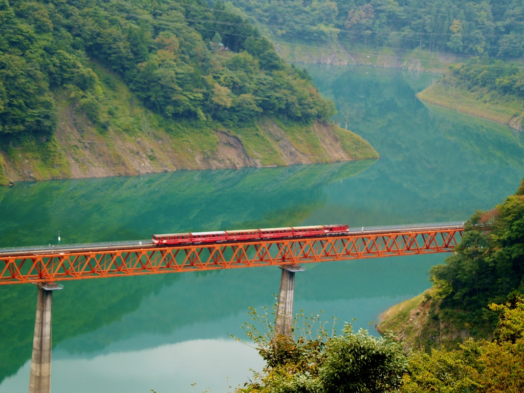 大井川鉄道井川線の絶景！②