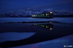魚沼の絶景夕暮れ版！