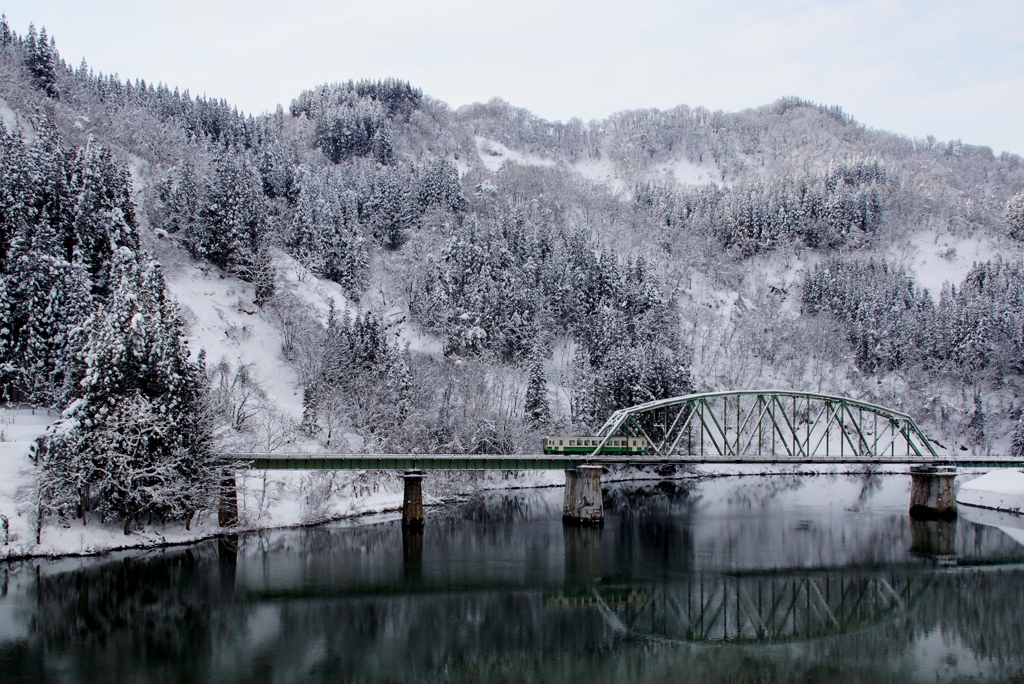 只見線　第５橋梁！