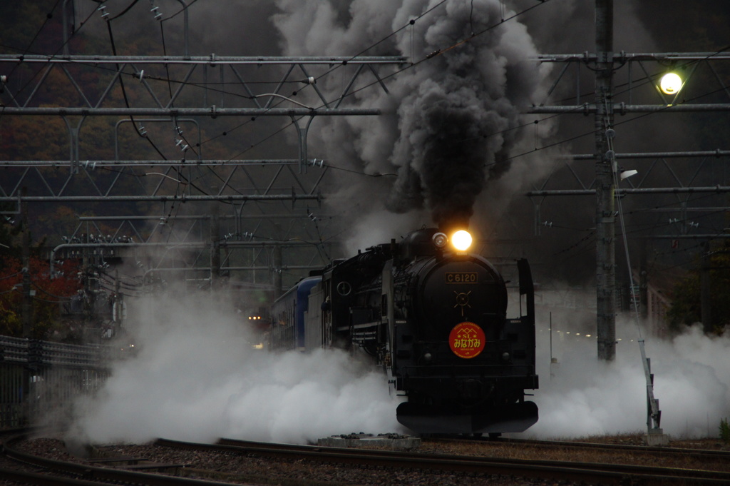 SL「みなかみ」発車！①