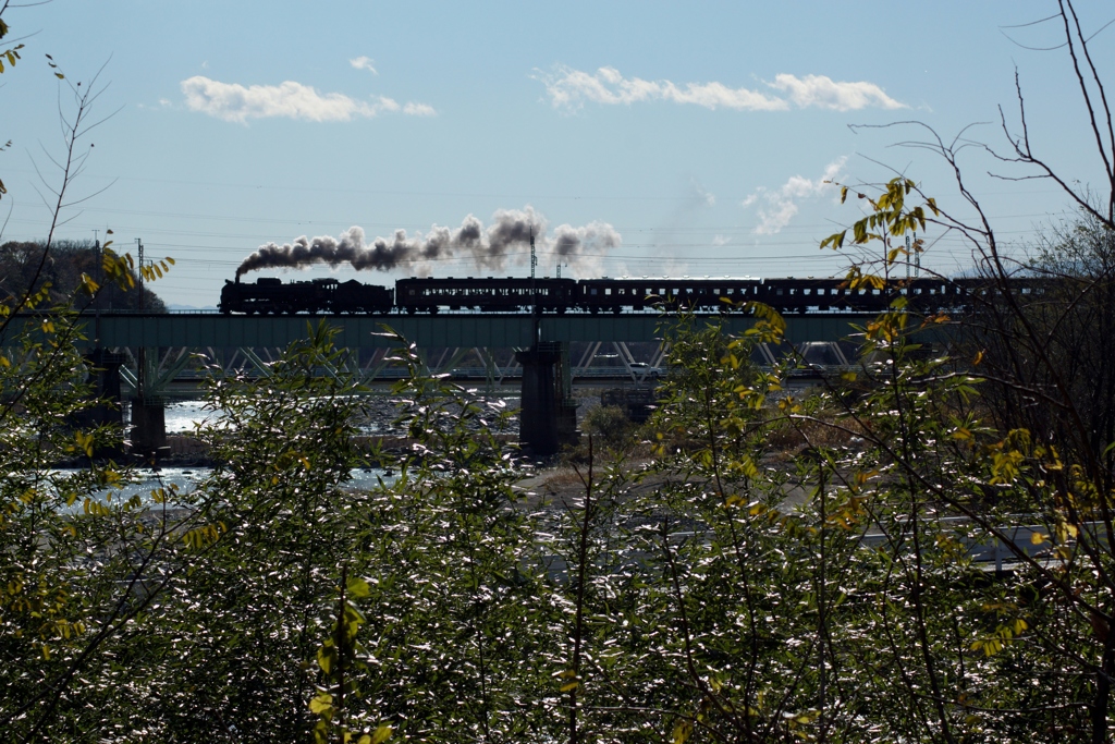 上州路大正橋のシルエット