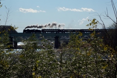 上州路大正橋のシルエット