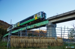 ハサガケと只見線！