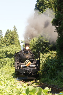 ばんえつ物語号　イン三川