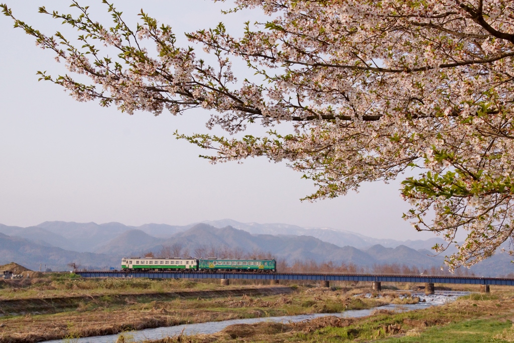 会津若松近郊の雄大な景色？
