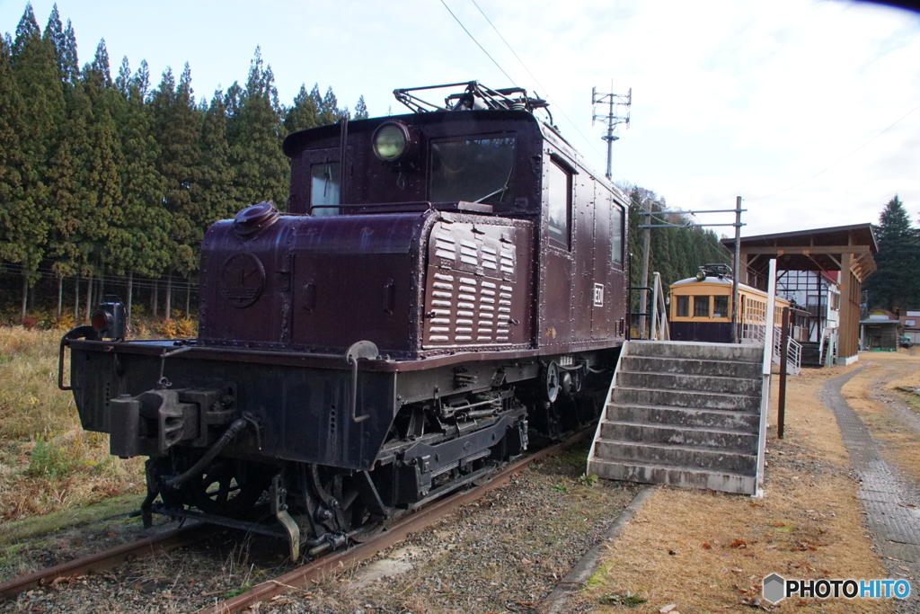 古典車両　元蒲原鉄道ED１型電気機関車！