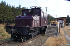 古典車両　元蒲原鉄道ED１型電気機関車！