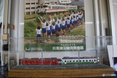 只見線「手を振ろう運動」ポスター＆模型！
