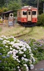 キハ20西畑駅出発！