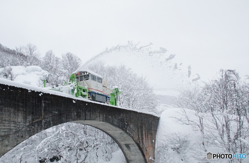 只見線　豪雪時の助っ人！
