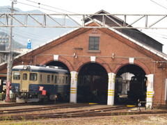 名物糸魚川のレンガ車庫