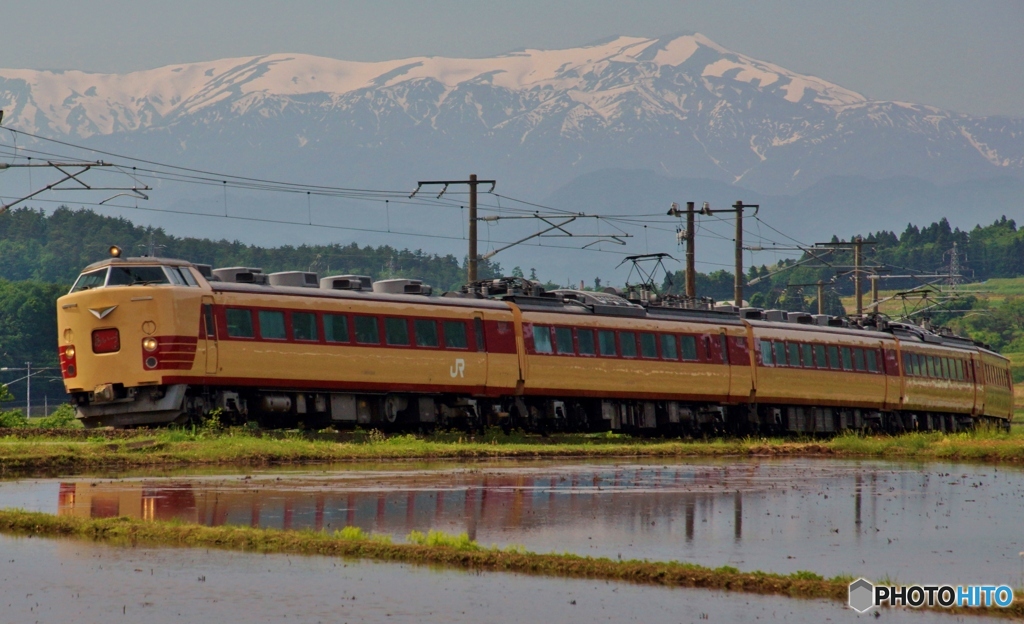 485系電車が快速「あいづ」として磐越西線を走った日！①