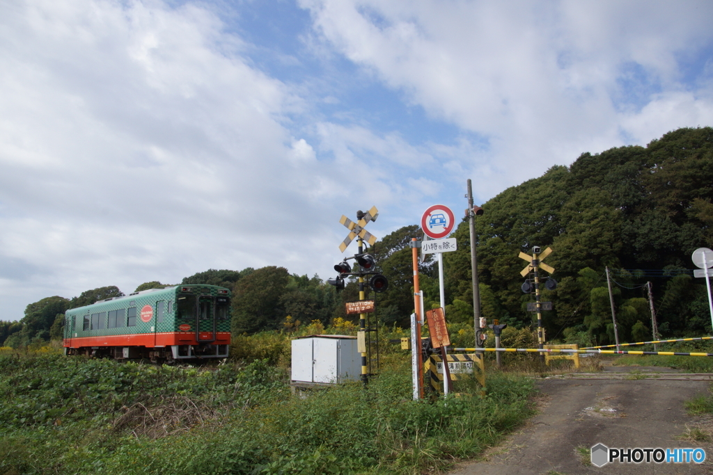 踏切を通過したキハ！