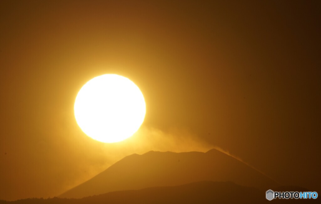 本日の夕陽！