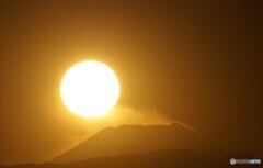 本日の夕陽！