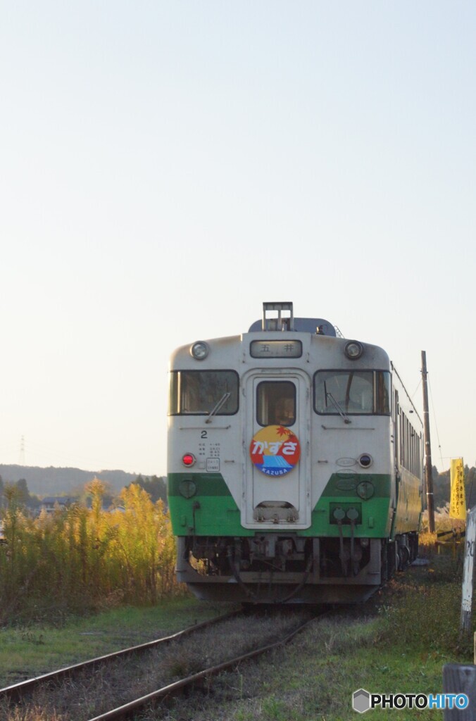 去り行くキハ40編成！