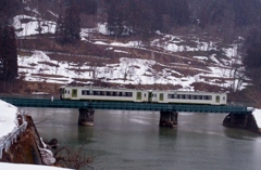 只見線　冬最後の撮影！⑪