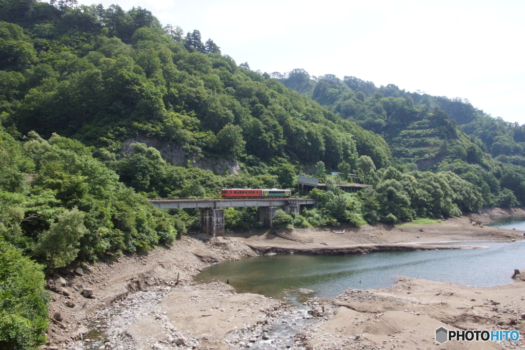 只見線　秘境地「田子倉」