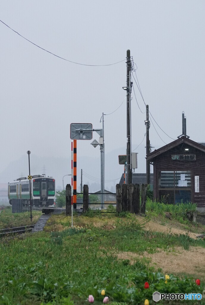 列車出発後の旅情！