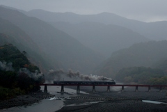 大井川鉄道水墨画情歌！