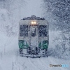 魚沼豪雪地区を走るキハ！