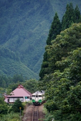 奧会津のキハ40