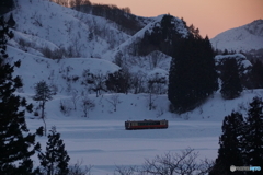 夕暮れの入広瀬高原！