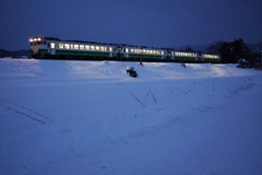 一番列車！