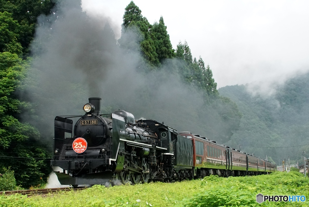 ばんえつ物語号　五十島！