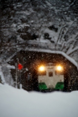 雪ピンのつもりのキハ40！