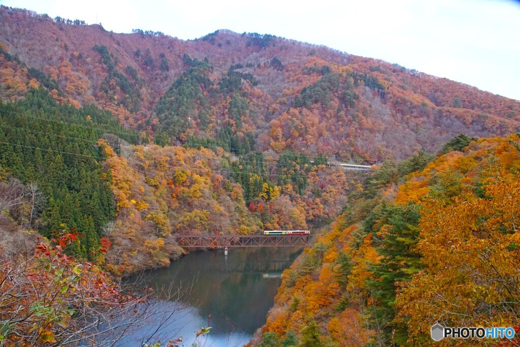 只見線　第３橋梁俯瞰！