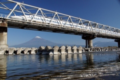 富士山と新幹線！①